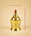Brass ODP Handi Deep With Wooden Nobe - [SD075]
