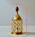 Brass Pillar Crystal Deep - [SD085]