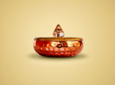 Iron Laddu Box With Wooden Lid - [SD061]
