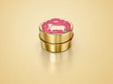 Brass Sheet Sindoor Box With Meenakari Design - [SD121]