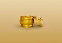 Brass Sindoor Box With Meenakari Design - [SD122]