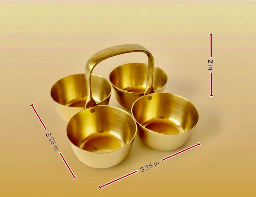 [SD141] Brass Chokda - [SD141] (2 No)