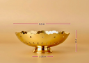 Brass Katora Jali With Peacock Design - [SD151]