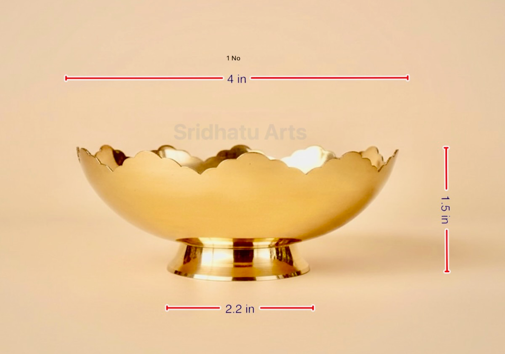 [SD161] Brass Meena Katora - [SD161] (1 No)