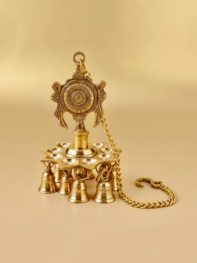 Brass Chakra Hanging Deep - [SD999]