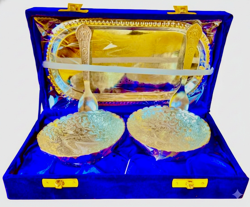 Capsule Silver Set With Velvet Gift Pack - [SD020]